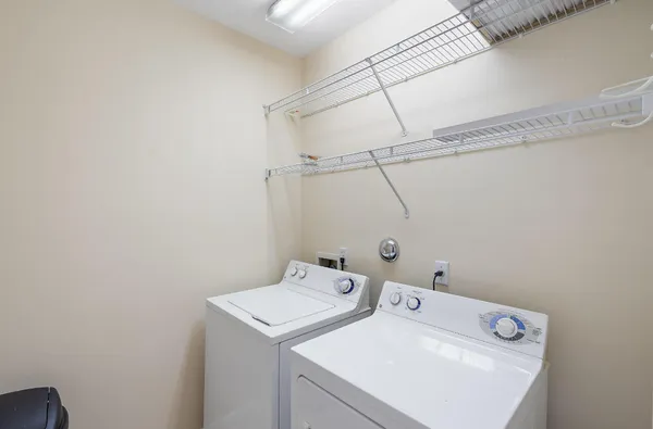 a view of storage and utility room