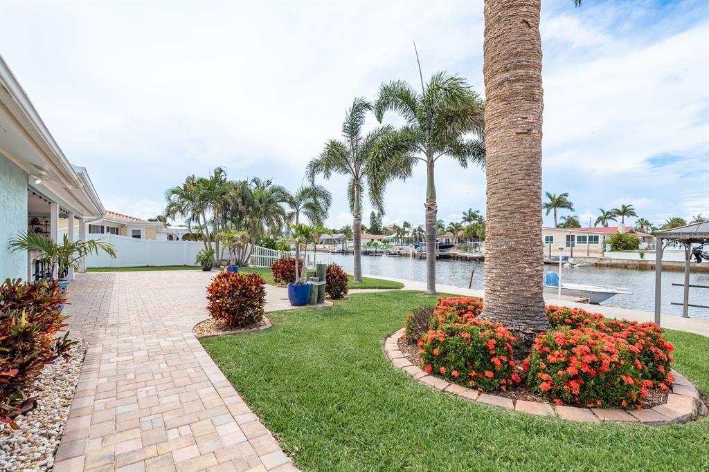 3301 Seaway Drive New Port Richey, FL 34652 - Photo 38 of 53 a view of a garden with palm trees