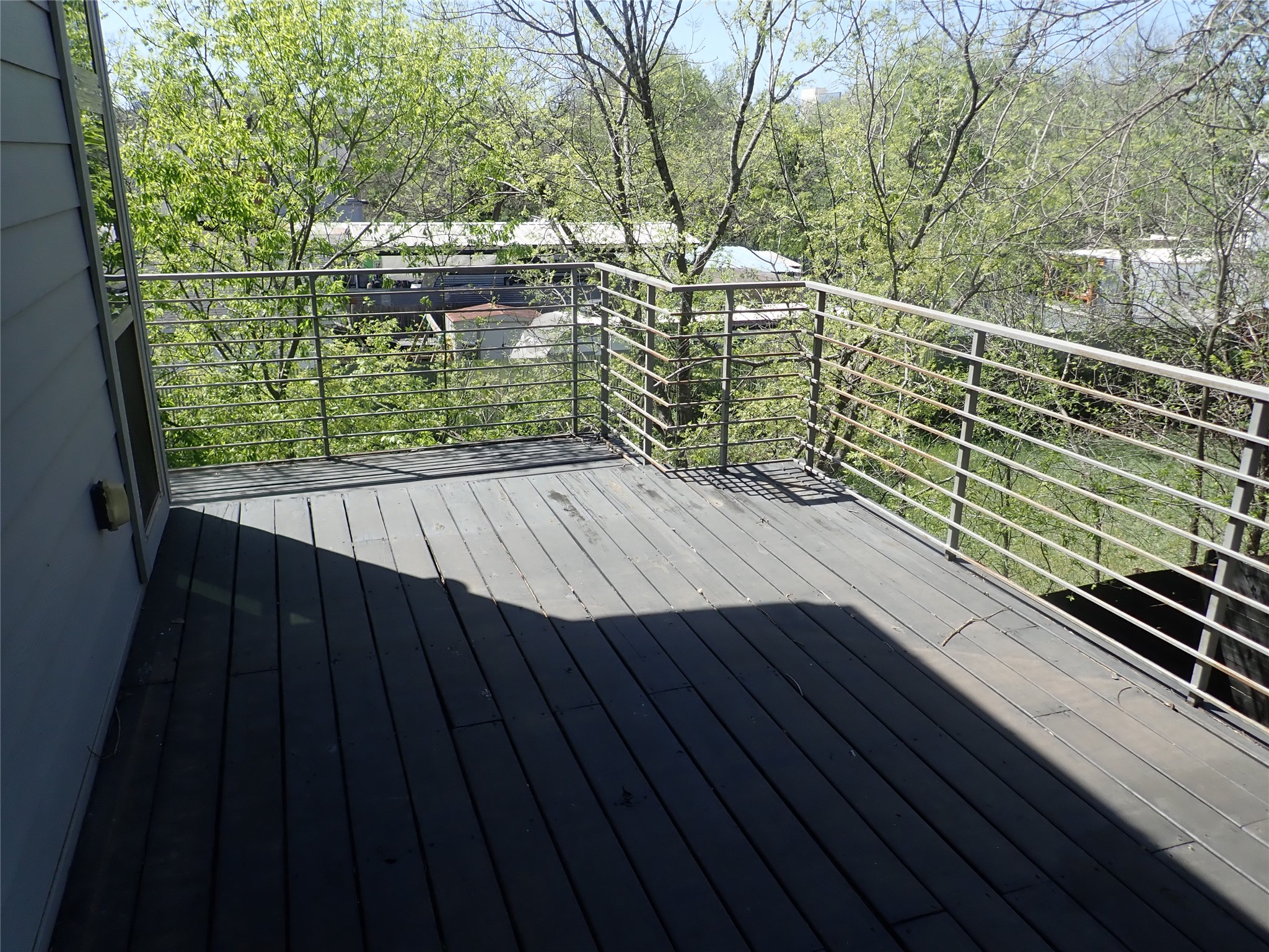 2912 East 14th Street, Unit A Austin, TX 78702 - Photo 19 of 27 Balcony off the Primary Bedroom