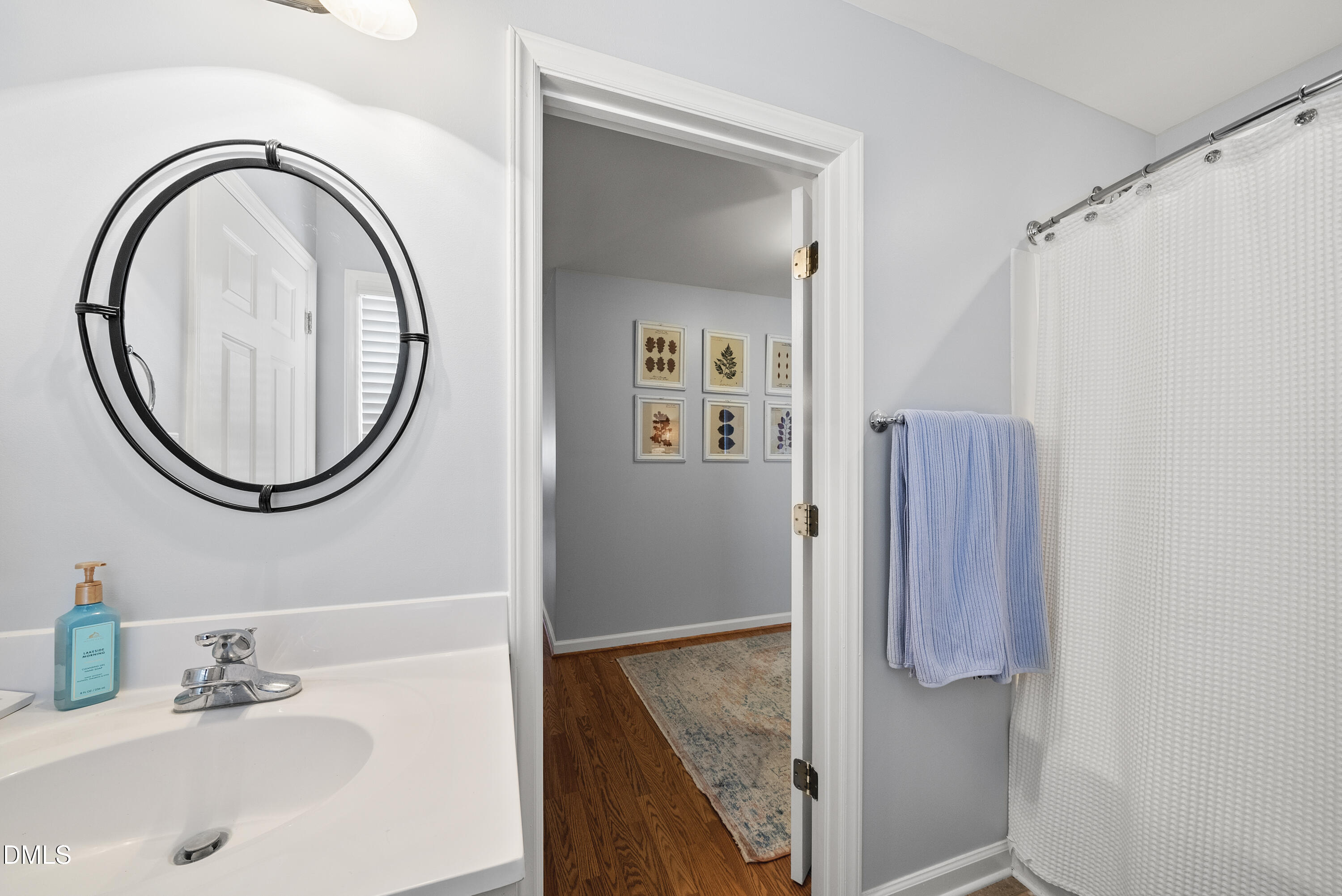 303 Hidden Hills Road Roxboro, NC 27574 - Photo 14 of 39 a bathroom with a sink and a mirror