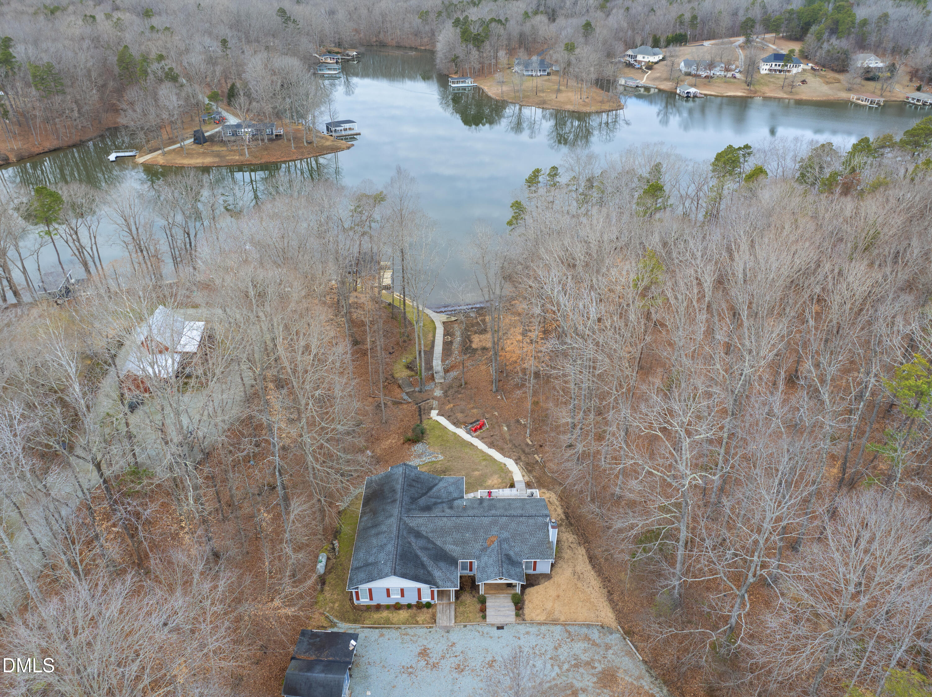 303 Hidden Hills Road Roxboro, NC 27574 - Photo 7 of 39 a view of a lake view