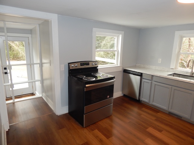 177 Seneca Creek Road Seneca, SC 29678 - Photo 19 of 26 This bright kitchen features modern appliances and durable flooring, perfect for everyday living.