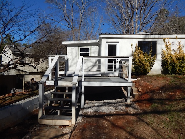 177 Seneca Creek Road Seneca, SC 29678 - Photo 5 of 26 This charming home offers a spacious deck perfect for outdoor enjoyment and entertaining.
