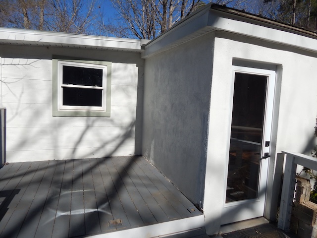 177 Seneca Creek Road Seneca, SC 29678 - Photo 8 of 26 This exterior view showcases durable siding and a bright entry, offering outdoor living space.