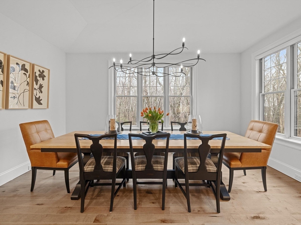 15 Quick Farm Road Westborough, MA 01581 - Photo 18 of 40 a view of a dining room with furniture window and outside view