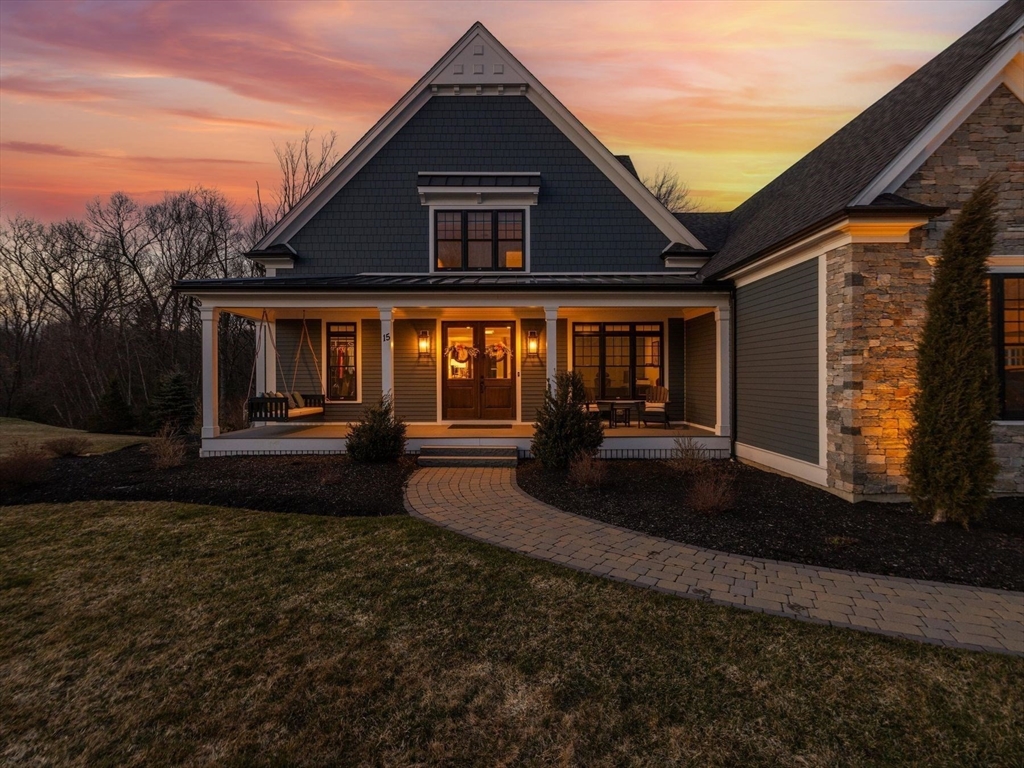 15 Quick Farm Road Westborough, MA 01581 - Photo 4 of 40 a front view of a house with garden