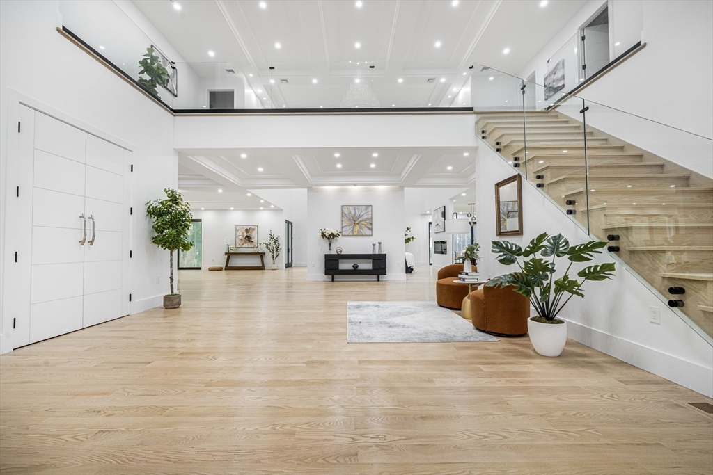 197 Woburn Street Lexington, MA 02420 - Photo 16 of 42 a view of a living room and kitchen