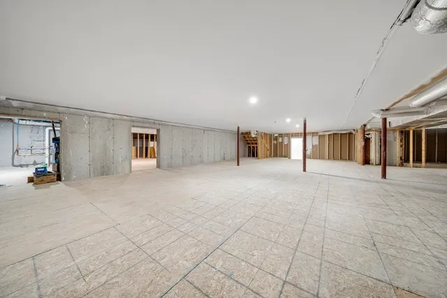 a view of a house basement