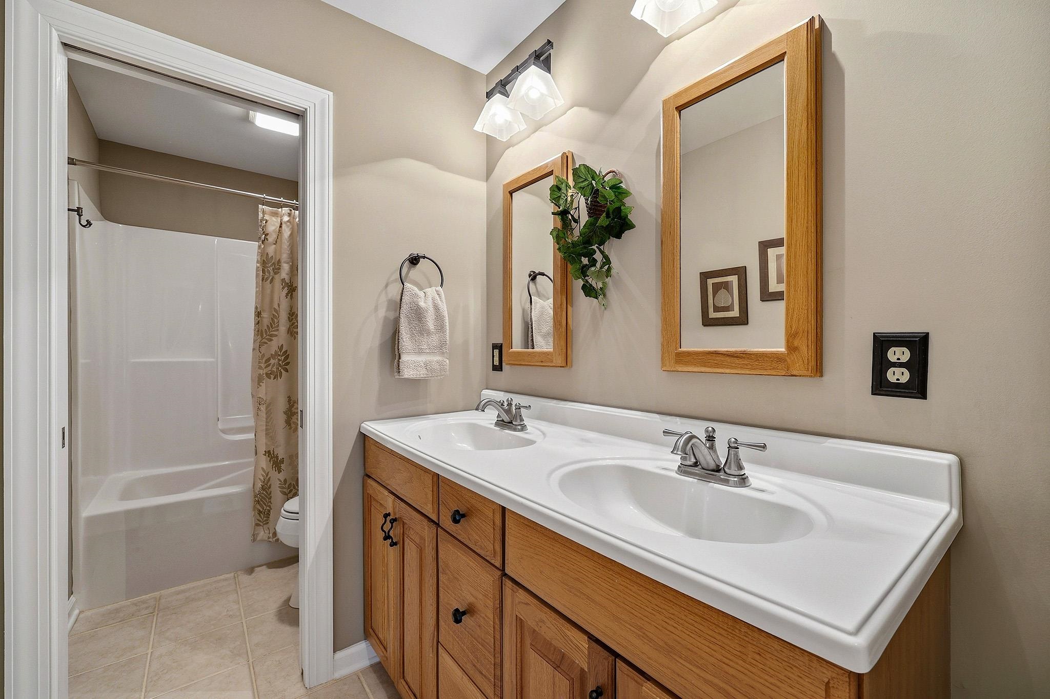 759 Rife's Ford Road Verona, VA 24482 - Photo 40 of 66 a bathroom with a sink and a mirror