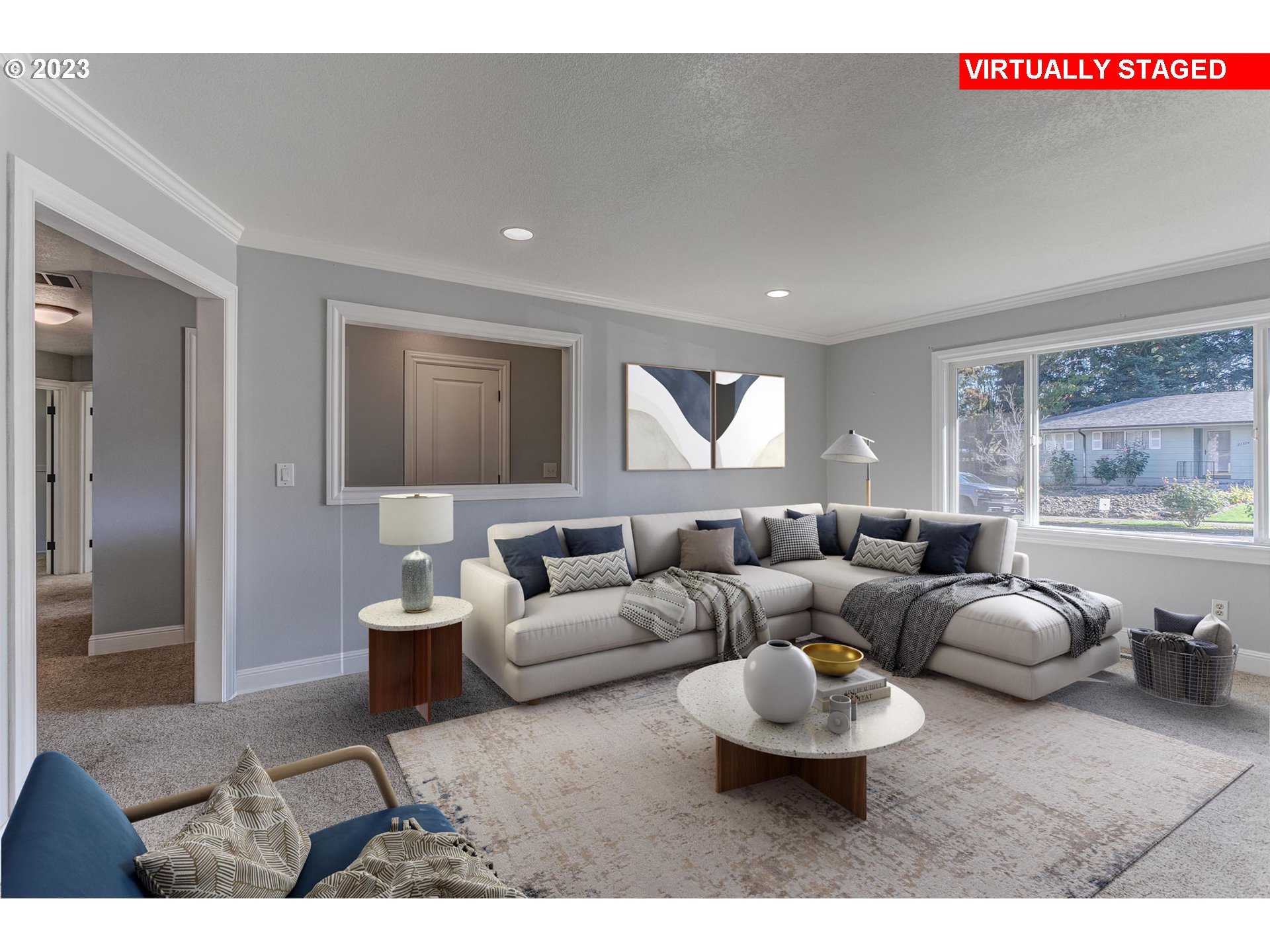 21321 Southeast Alder Street Gresham, OR 97030 - Photo 13 of 39 a living room with furniture and a large window