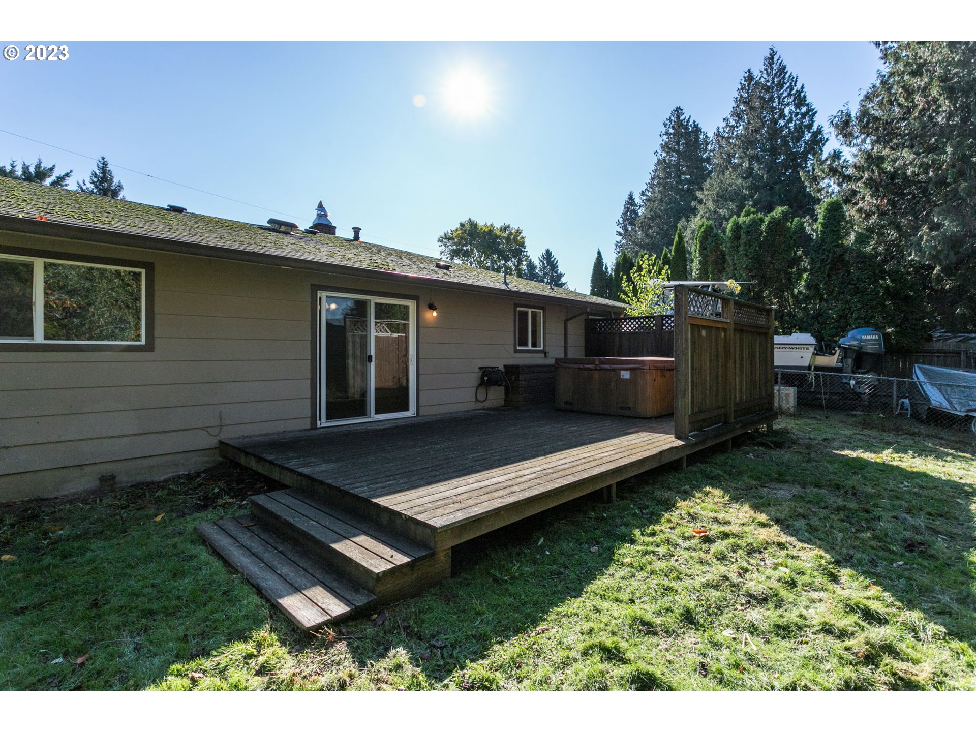 21321 Southeast Alder Street Gresham, OR 97030 - Photo 28 of 39 a view of house with backyard outdoor seating and green space