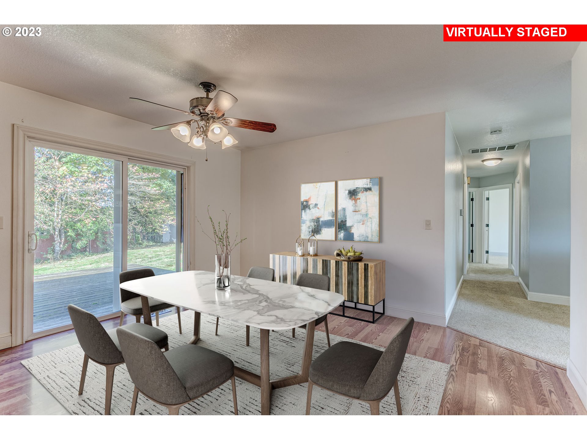 21321 Southeast Alder Street Gresham, OR 97030 - Photo 4 of 39 a view of a dining room with furniture window and outside view