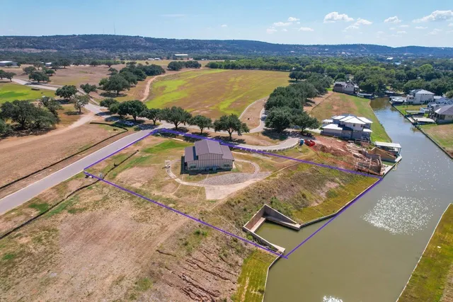 a view of a lake with a mountain