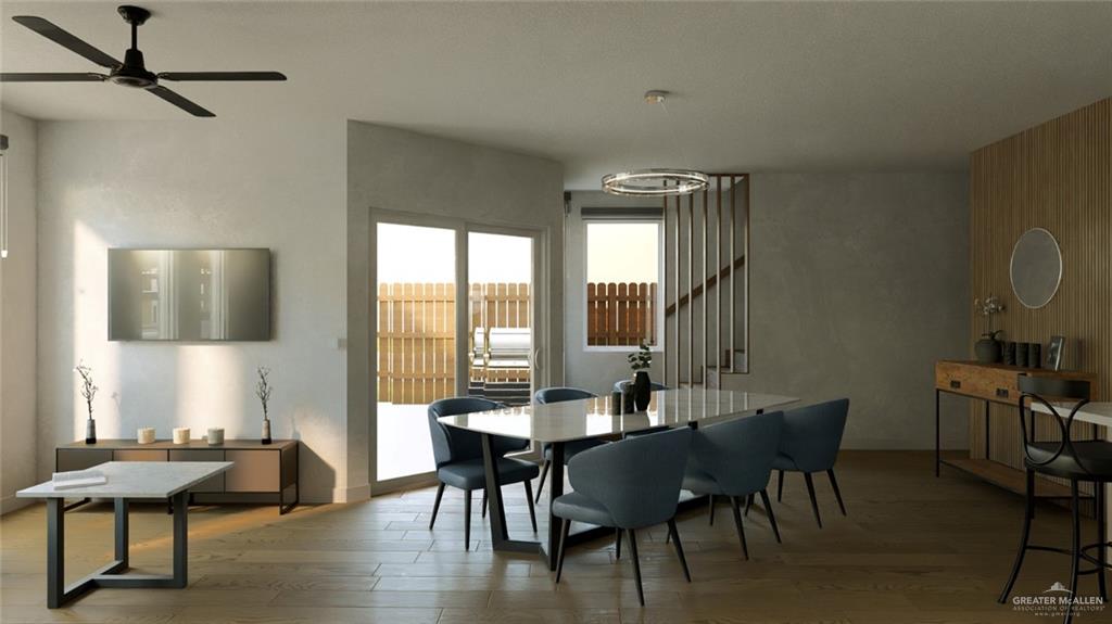 2909 Santa Amanda, Unit 1 Weslaco, TX 78596 - Photo 3 of 10 a view of a dining room with furniture and window