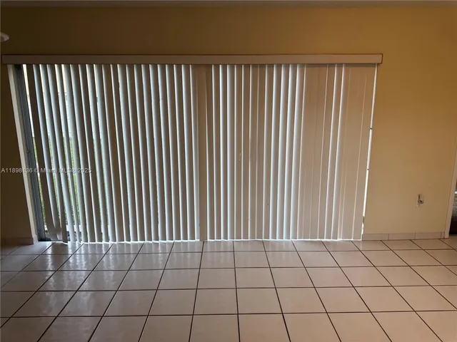 a view of a black gate