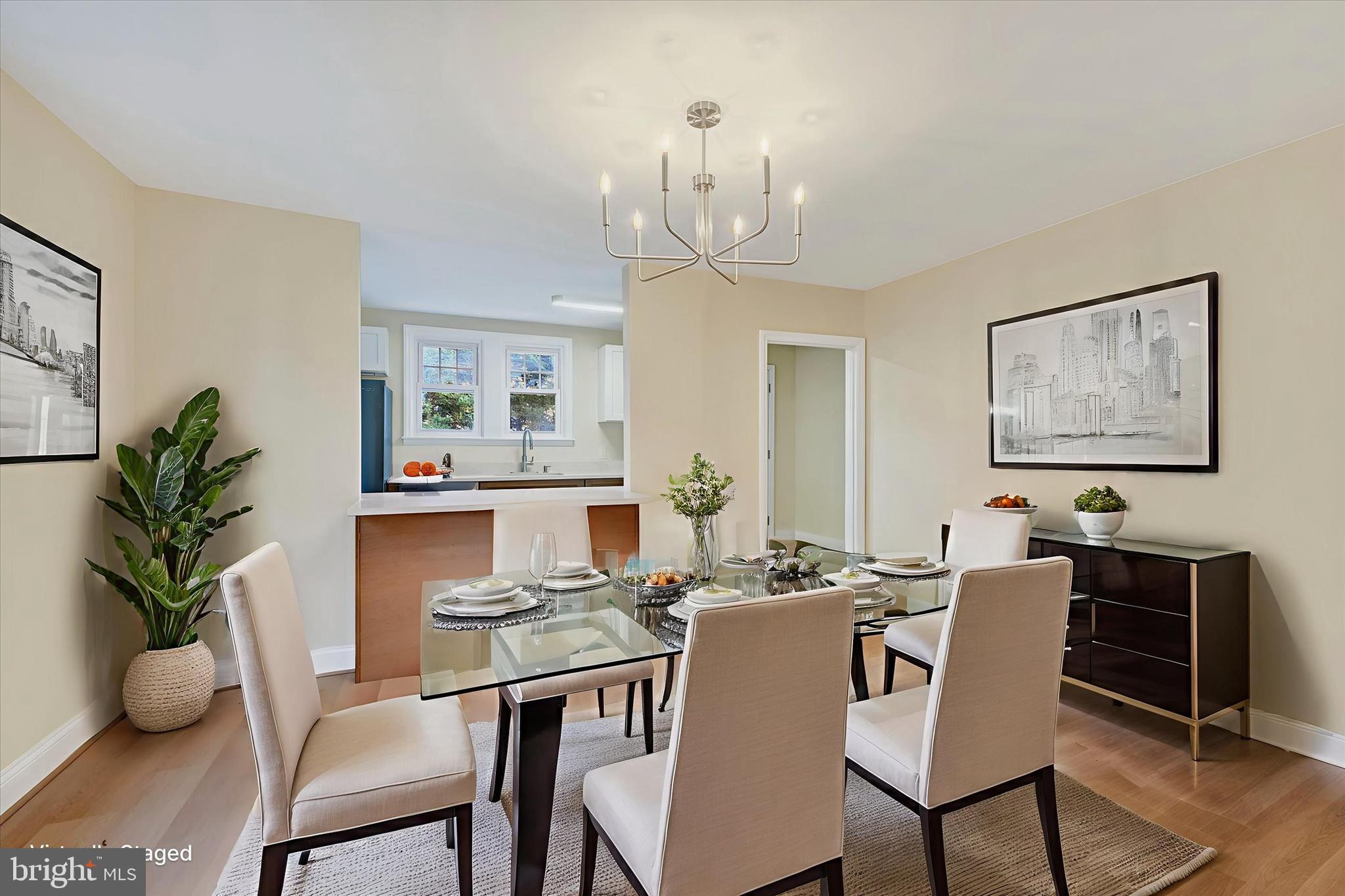 19 Dunmore Road Catonsville, MD 21228 - Photo 12 of 50 a view of a dining room with furniture window and wooden floor