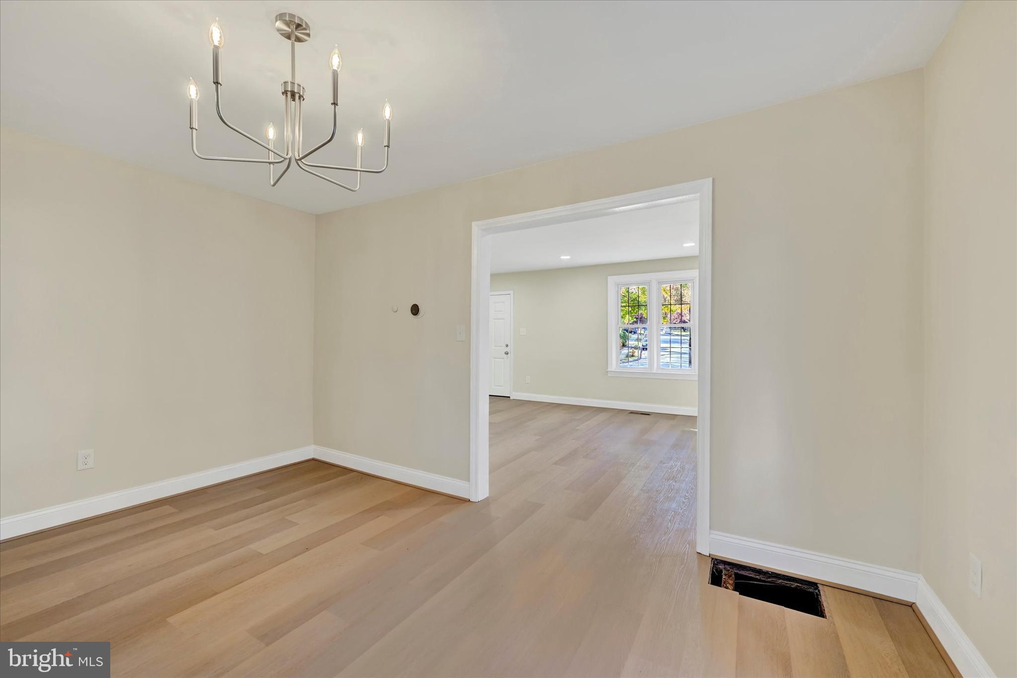 19 Dunmore Road Catonsville, MD 21228 - Photo 13 of 50 a view of an empty room with wooden floor