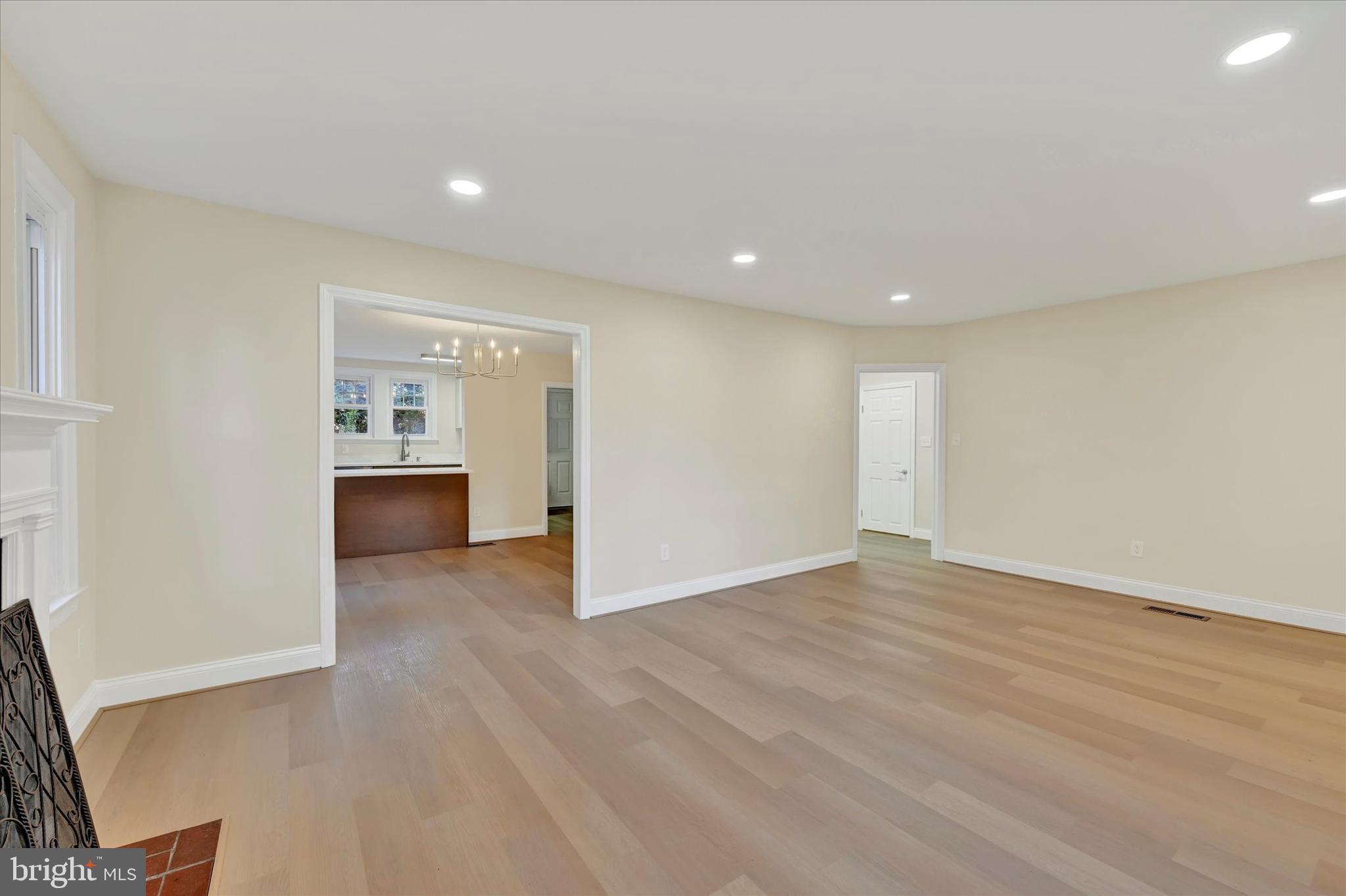 19 Dunmore Road Catonsville, MD 21228 - Photo 9 of 50 a view of an empty room with a kitchen