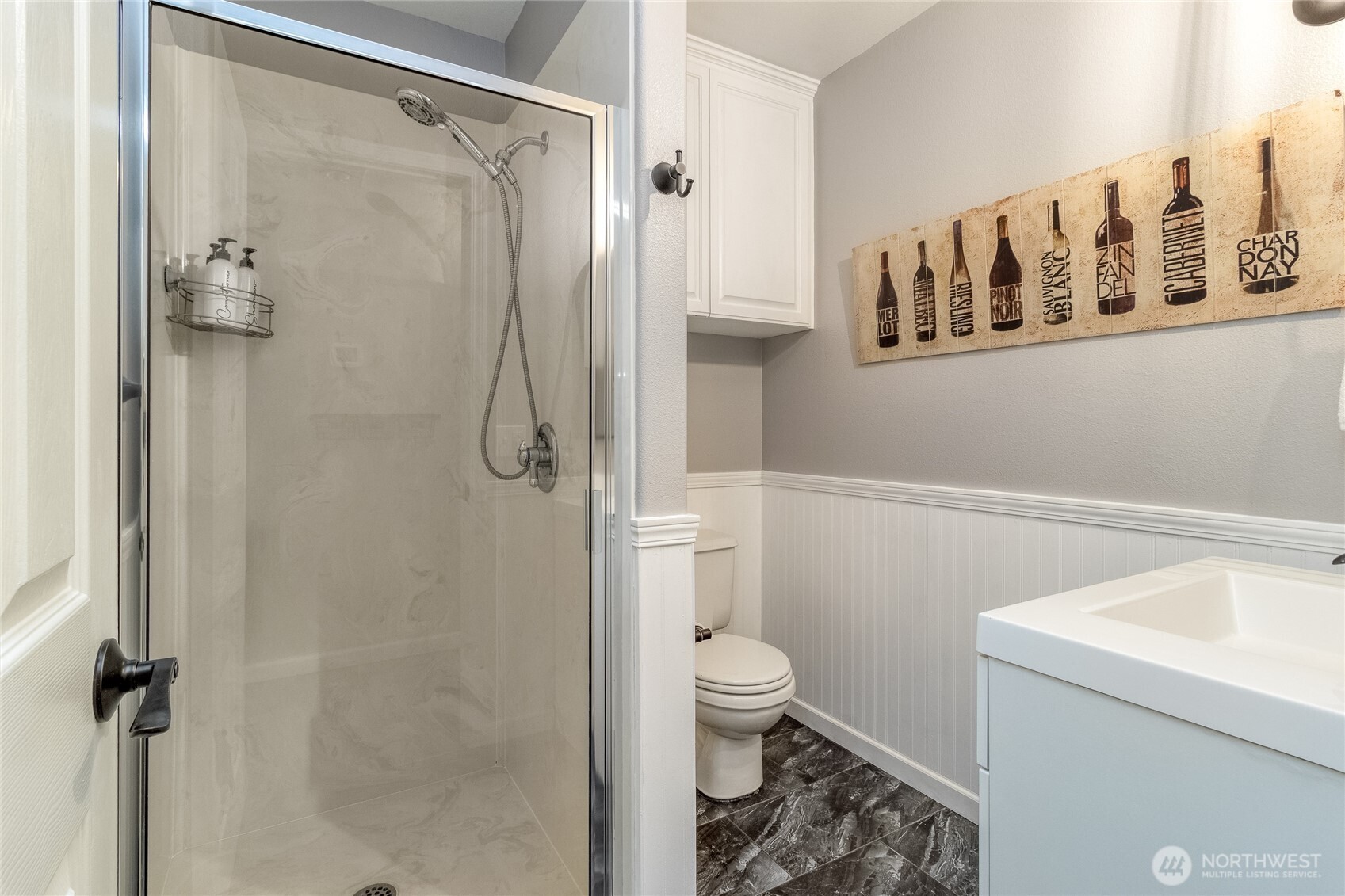 47 Austin Street Walla Walla, WA 99362 - Photo 14 of 40 a bathroom with a shower toilet and sink