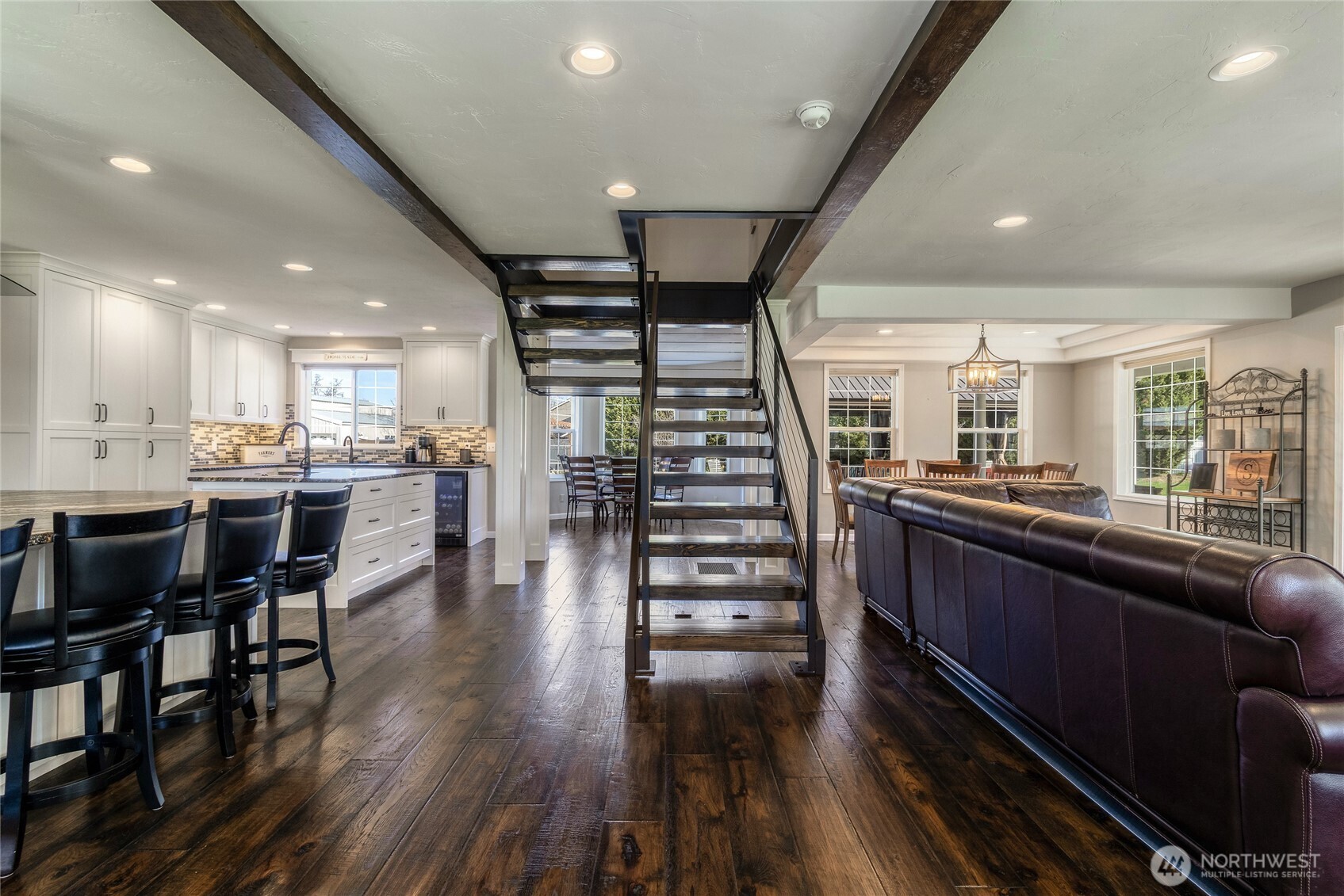 47 Austin Street Walla Walla, WA 99362 - Photo 5 of 40 a kitchen with stainless steel appliances kitchen island granite countertop lots of counter space a sink and a refrigerator
