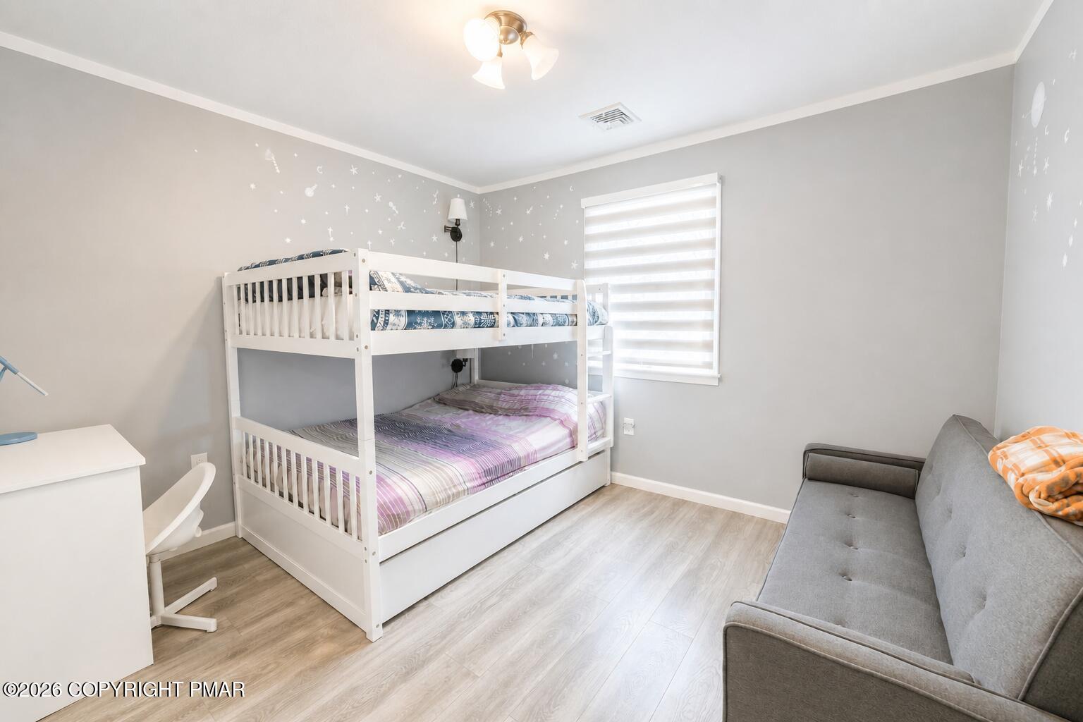 1106 Lakeside Drive Effort, PA 18330 - Photo 21 of 42 a bedroom with a bed and a window