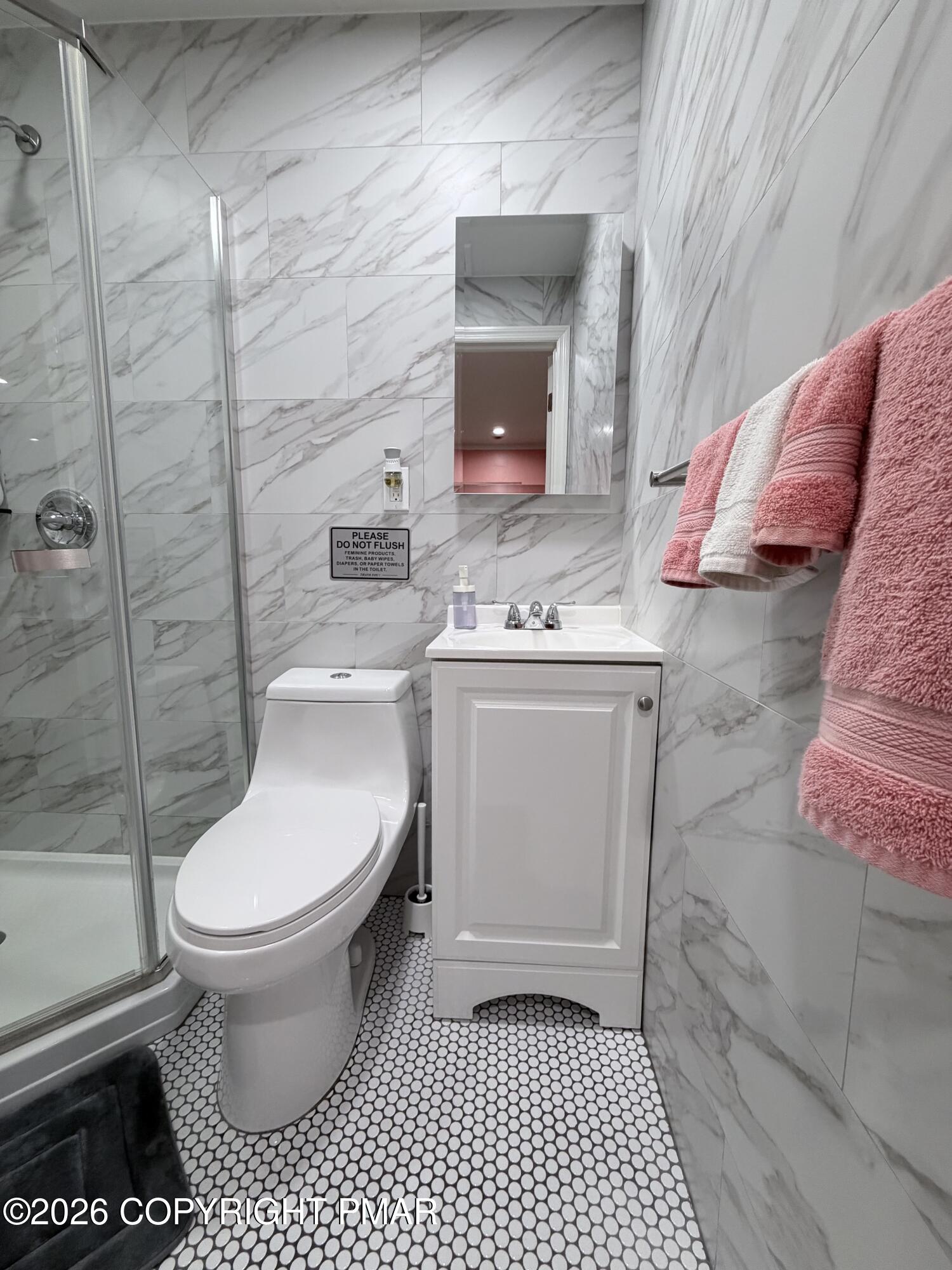 1106 Lakeside Drive Effort, PA 18330 - Photo 27 of 42 a bathroom with a sink toilet and shower