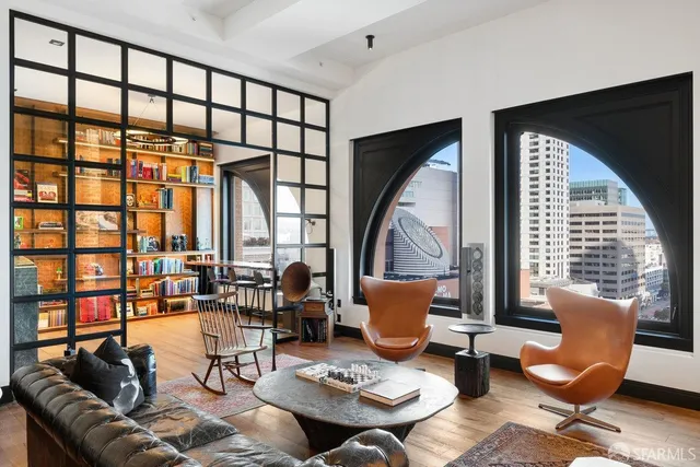 a kitchen with a sink and a refrigerator