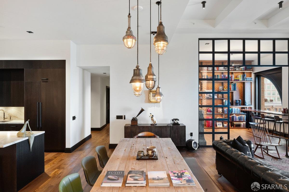 706 Mission Street, Unit 1001 San Francisco, CA 94103 - Photo 20 of 88 a living room with furniture fireplace and a window