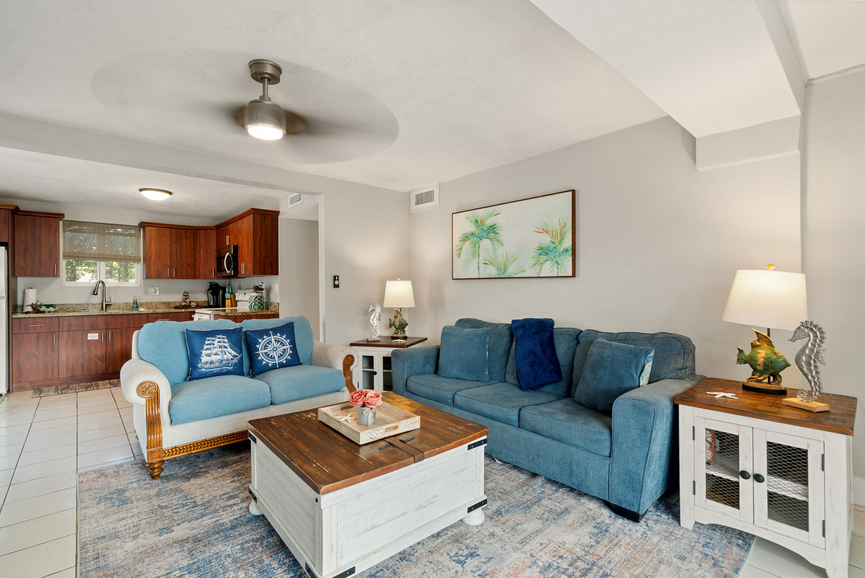 127 Seaside Avenue Key Largo, FL 33037 - Photo 24 of 50 a living room with furniture and view of kitchen