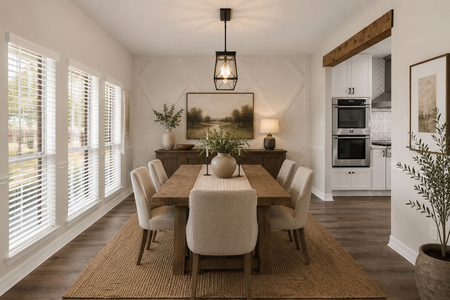 2730 Lawrence Road Kemah, TX 77565 - Photo 9 of 46 Elegant formal dining room virtually staged to showcase the scale and versatility of the space.