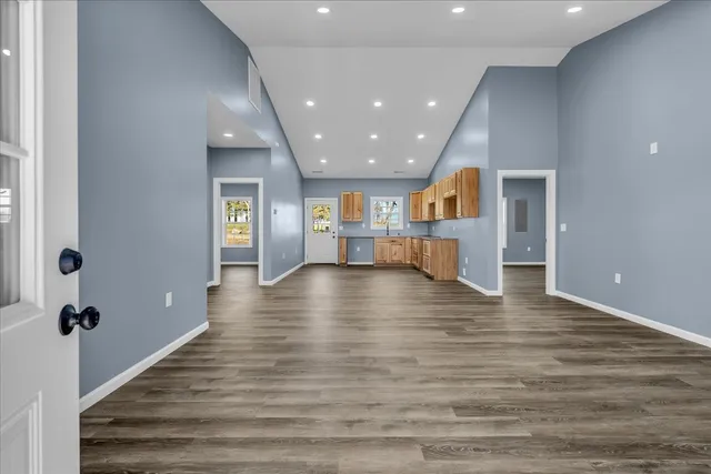 a view of a living room