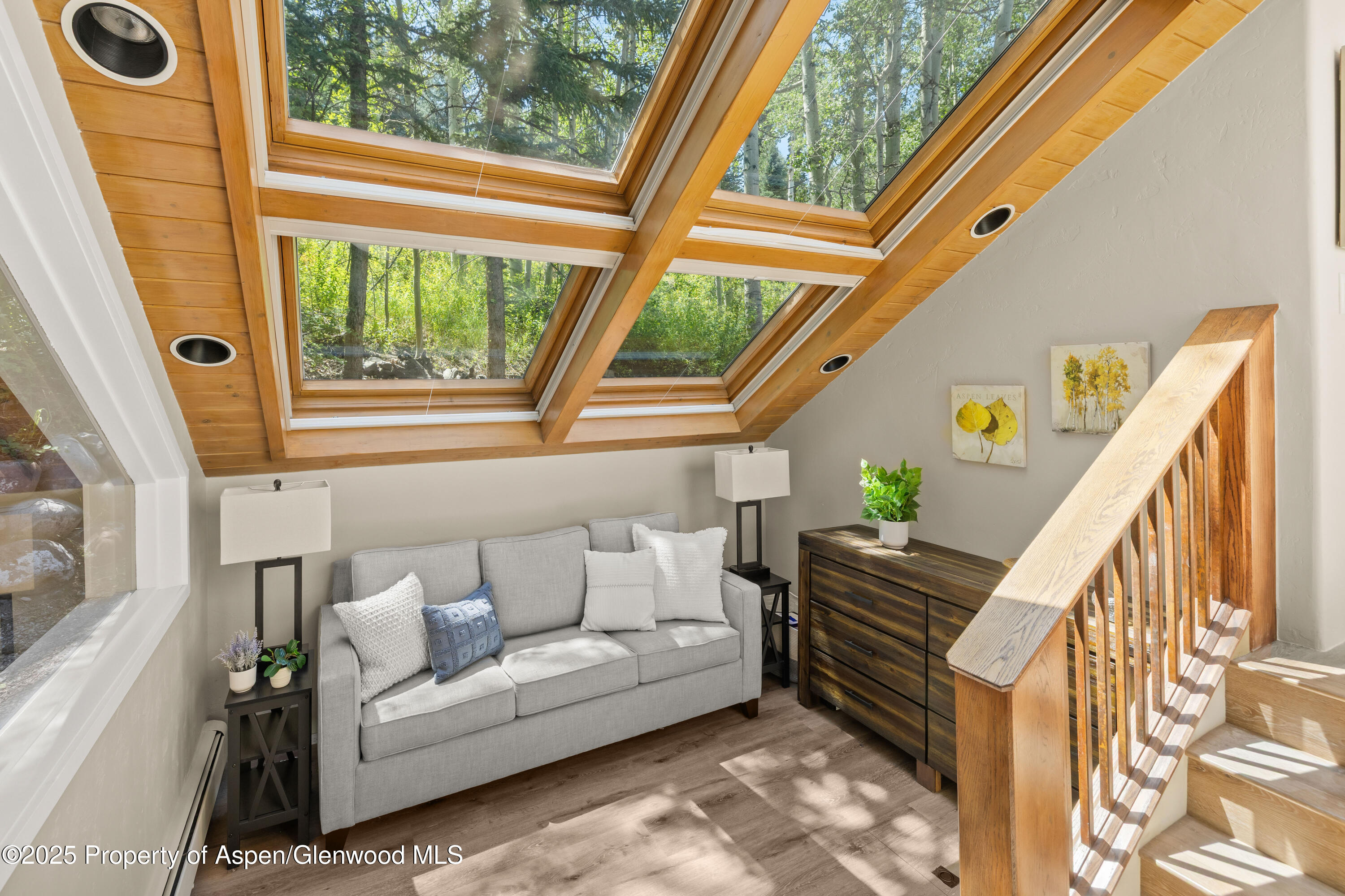 215 Maple Ridge Lane Snowmass Village, CO 81615 - Photo 24 of 30 a living room with furniture and a large window