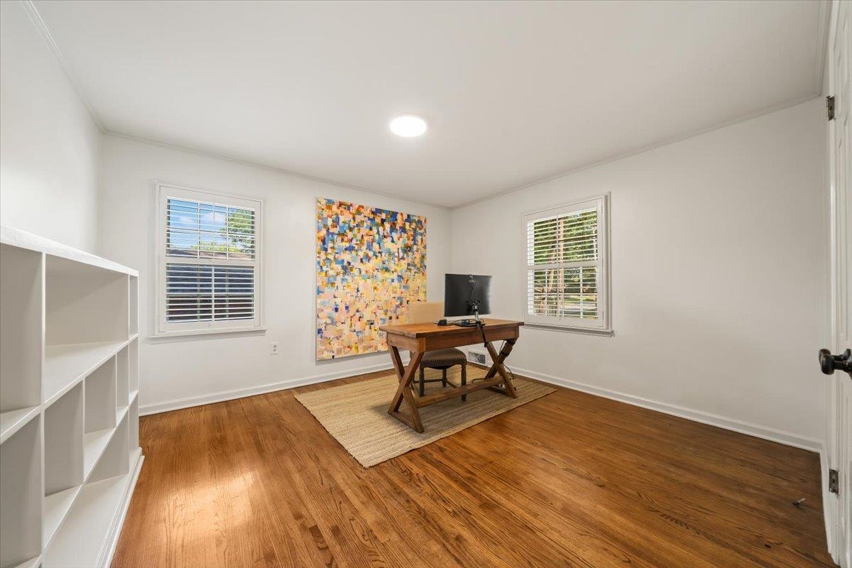 5376 Mason Road Memphis, TN 38120 - Photo 26 of 37 Office area featuring baseboards and wood finished floors