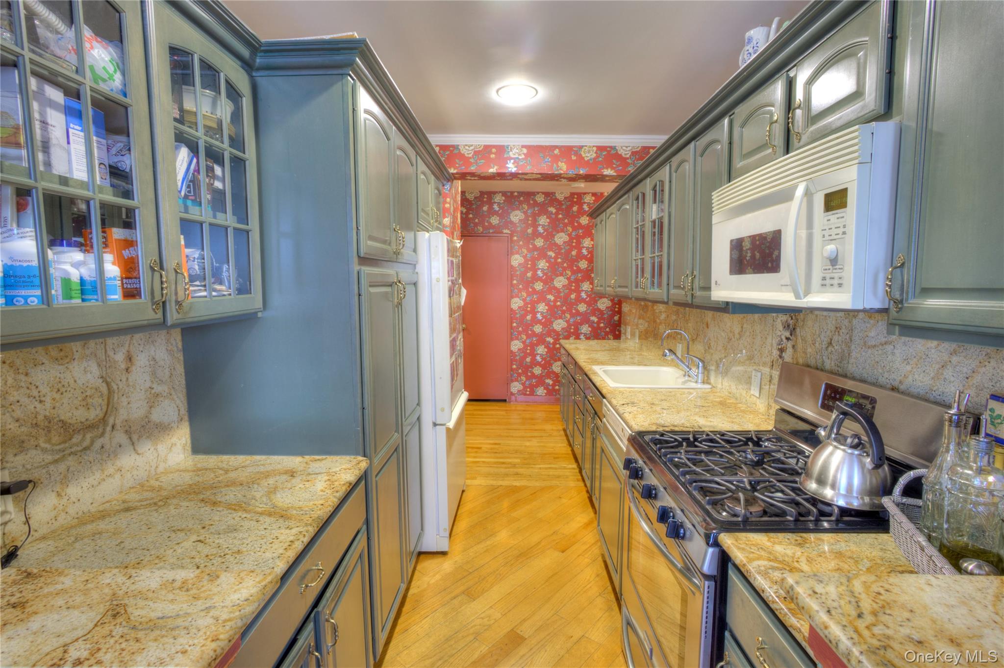 75 South Middle Neck Road, Unit 4G Great Neck, NY 11021 - Photo 11 of 37 a kitchen with stove and cabinets