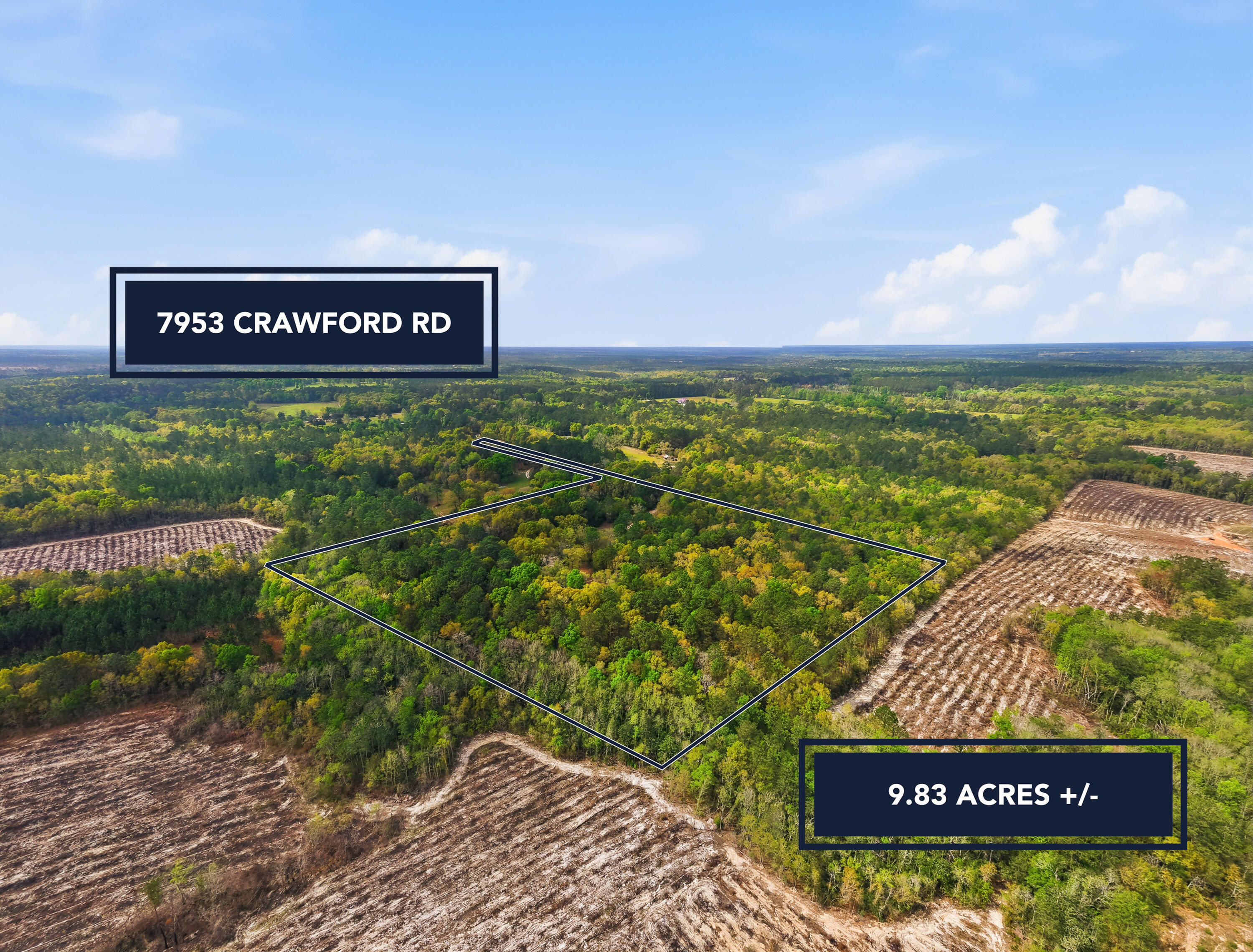 7953 Crawford Road Laurel Hill, FL 32567 - Photo 2 of 53 7953 crawford rd drone-1