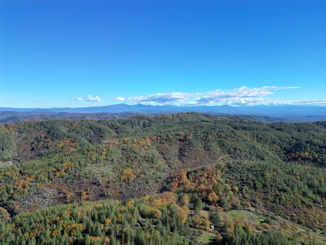 a view of a city with sunset