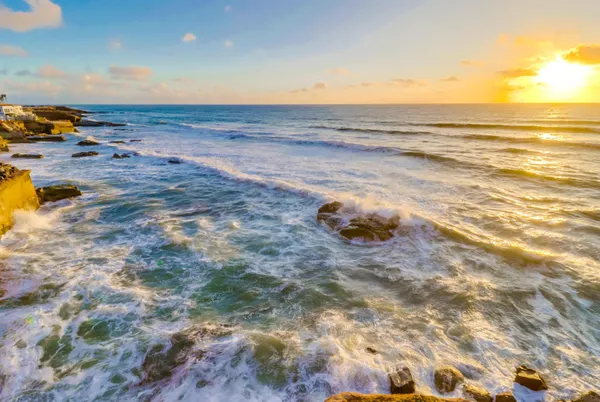 a view of an ocean