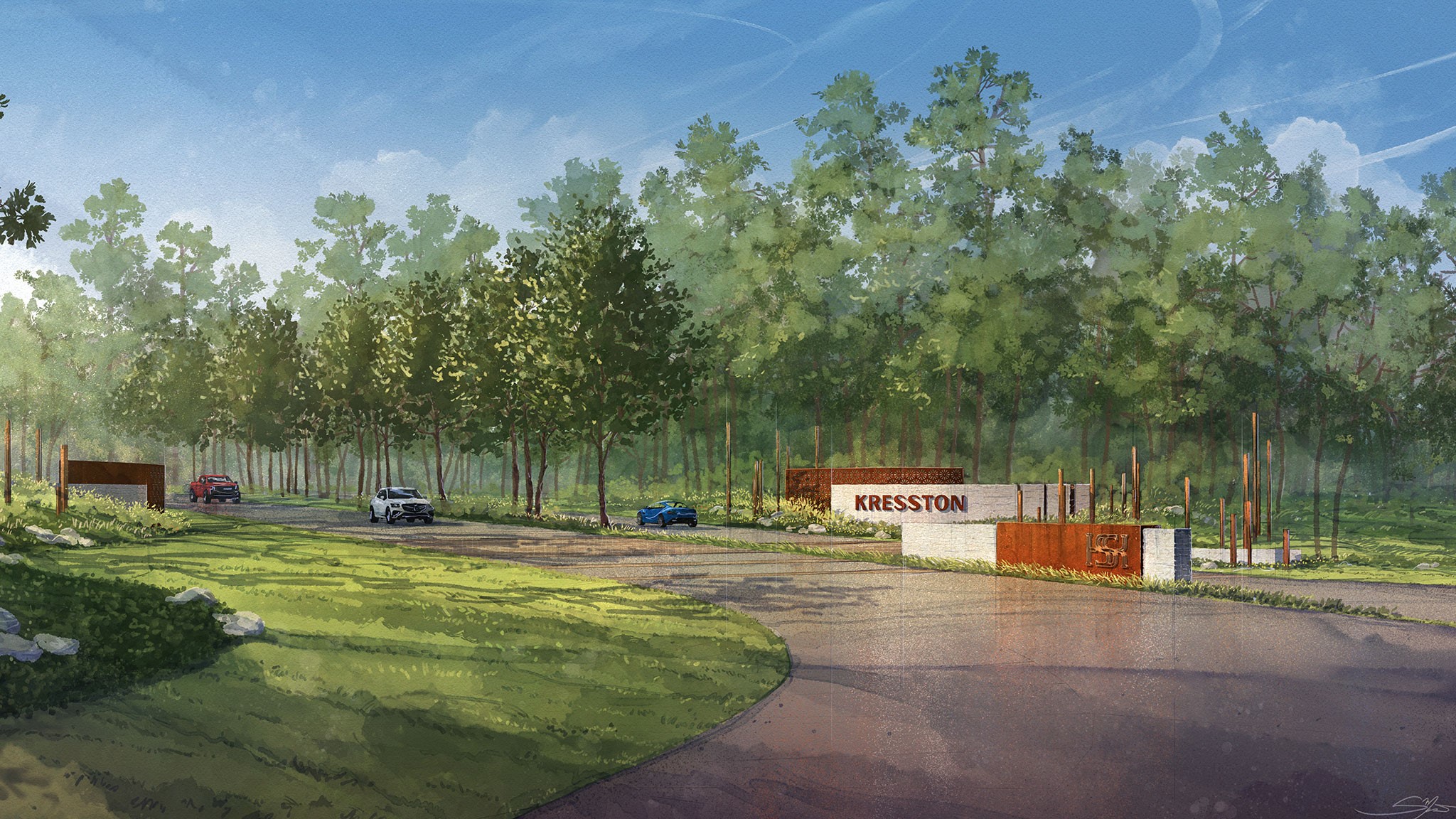 27051 West Ranch House Road Montgomery, TX 77316 - Photo 3 of 8 a backyard of a house with lots of green space