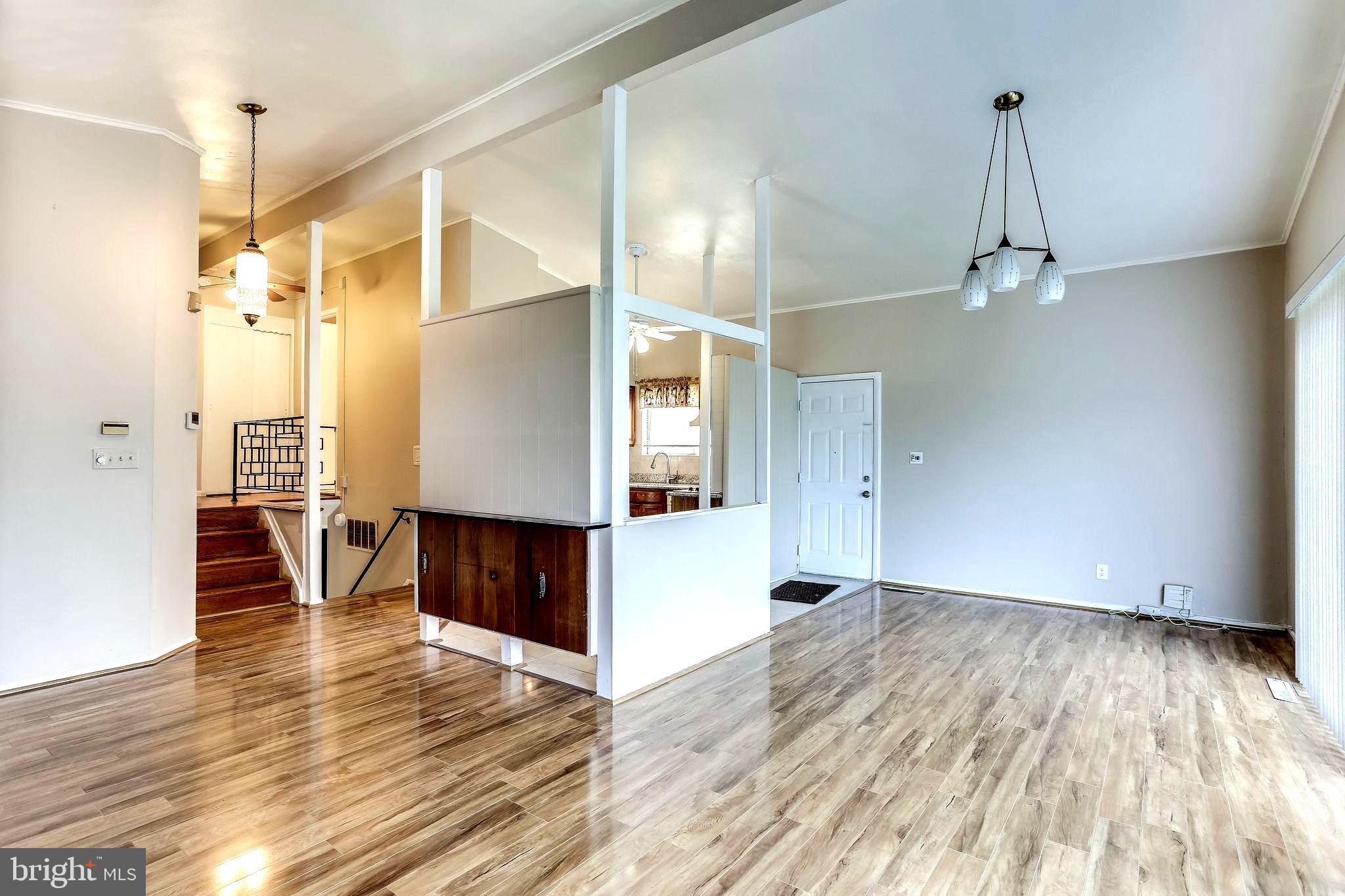 4729 Belle Forte Road Baltimore, MD 21208 - Photo 12 of 46 Open Concept Living Room / Dining Room / Kitchen