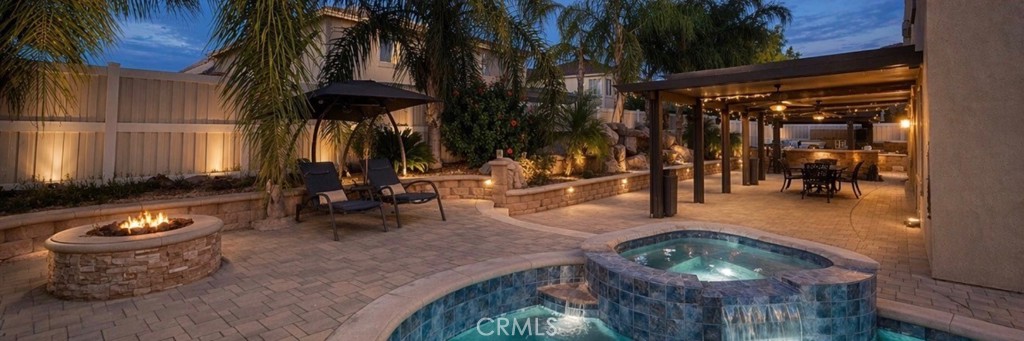 19446 Lurin Avenue Riverside, CA 92508 - Photo 55 of 59 Rear fire pit-patio-BBQ AI enhancements