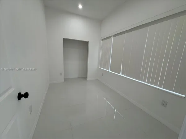 a view of an empty room