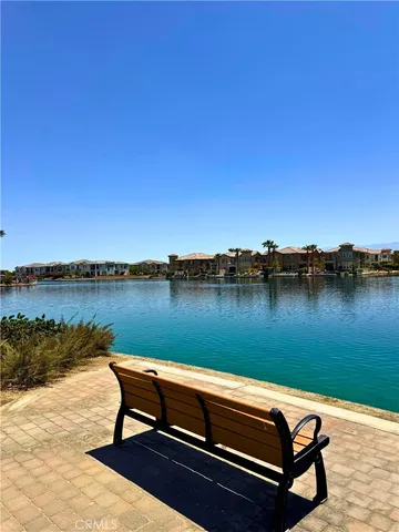 a park view with a lake view
