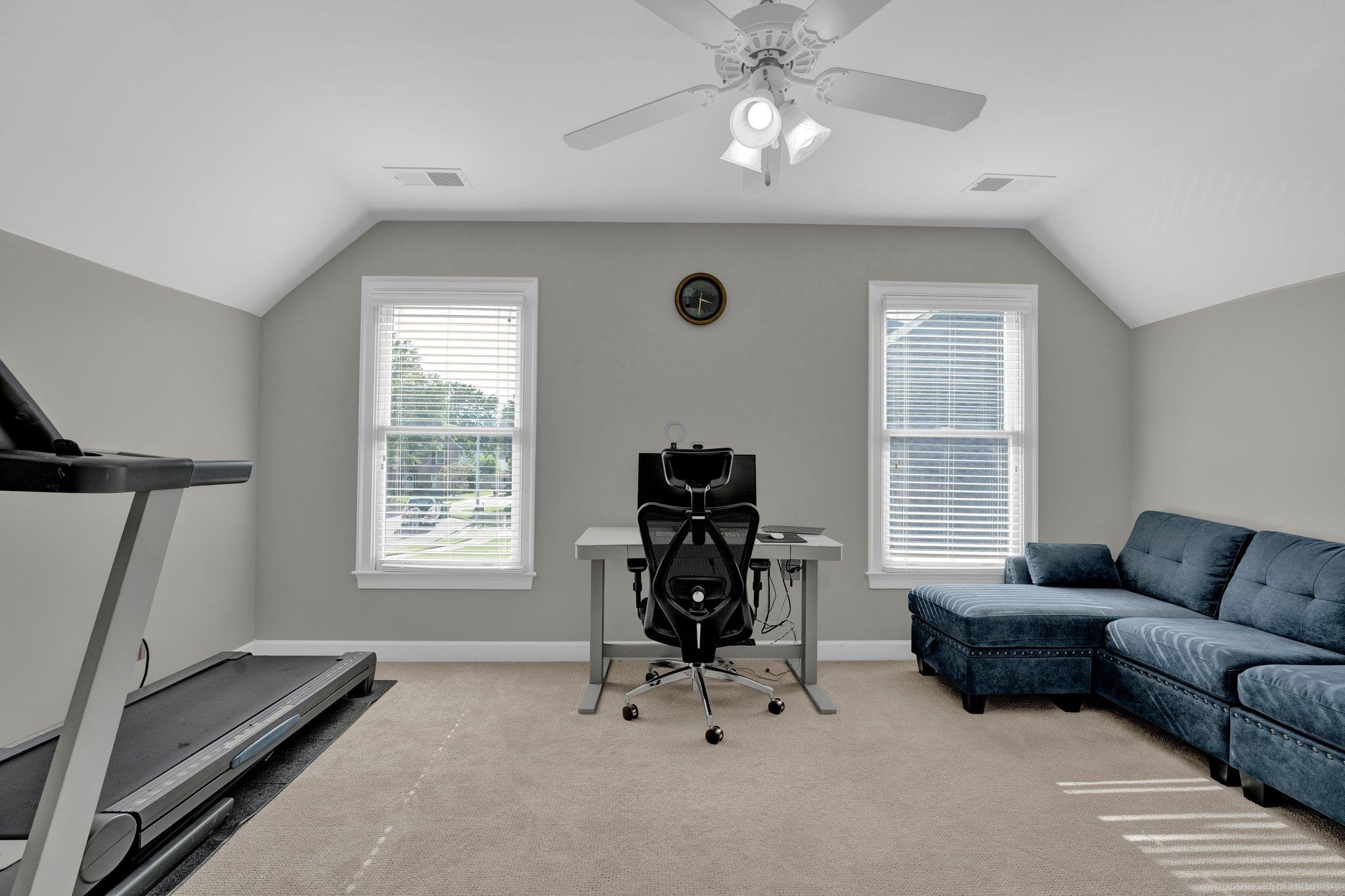 1331 Riding Brook Drive Collierville, TN 38017 - Photo 26 of 39 Interior space with lofted ceiling and ceiling fan