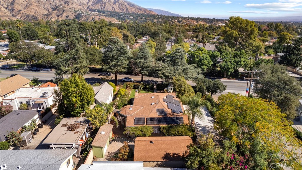 1697 Allen Avenue Pasadena, CA 91104 - Photo 58 of 58 an aerial view of residential houses with outdoor space and trees