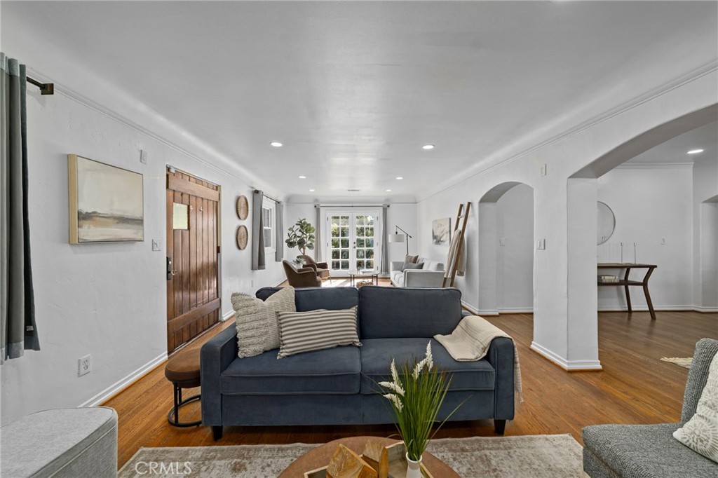 1697 Allen Avenue Pasadena, CA 91104 - Photo 8 of 58 a living room with furniture and wooden floor