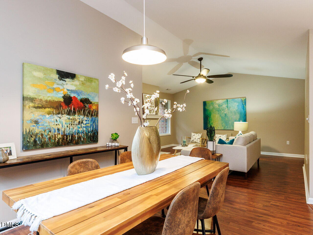 1221 Renshaw Court Cary, NC 27518 - Photo 11 of 29 a dining room with furniture and wooden floor