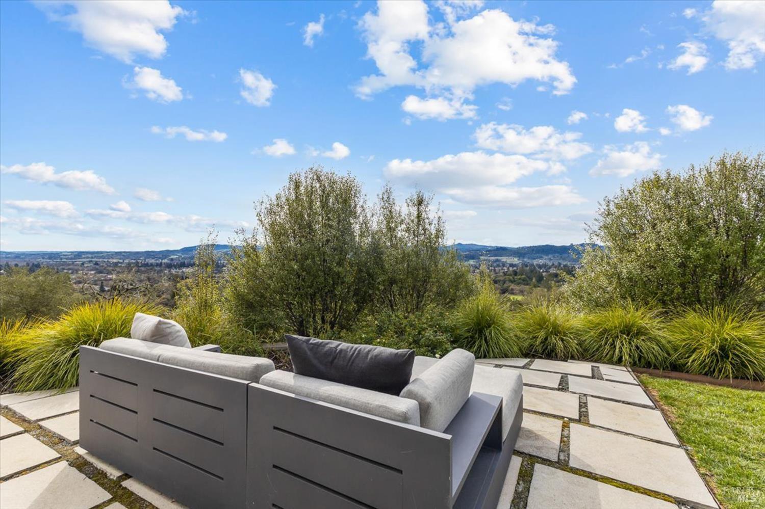 775 Benjamin Way Healdsburg, CA 95448 - Photo 61 of 96 a view of a terrace with couches and sky view
