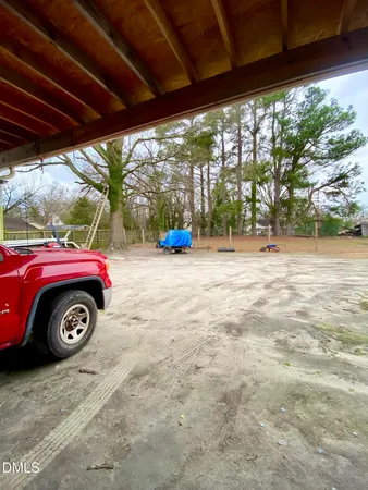 a view of a car parking garage