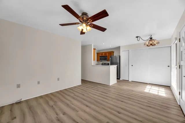 wooden floor in an empty room