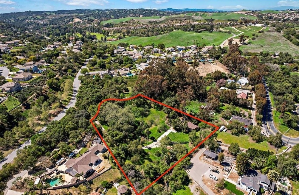2222 Carbon Canyon Road Chino Hills, CA 91709 - Photo 6 of 20 an aerial view of residential houses with outdoor space and covered with trees